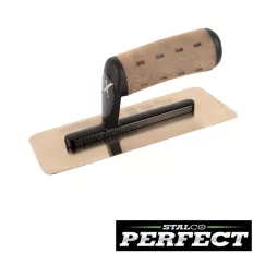   Stalco Perfect S-73528 velencei arany simító 240x90 mm - sima (inox, természetes bőr nyél)