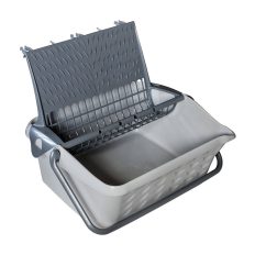   Stalco Perfect S-73924 + S-73926 szögletes festékes vödör lehúzóráccsal - 10 L