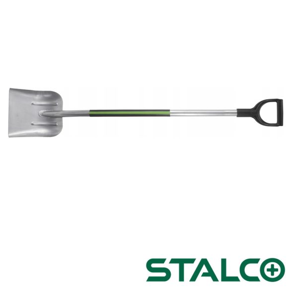 Stalco S-74001 prémium lapát svédacélból (D-fogantyú, acél nyél)