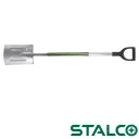 Stalco S-74003 prémium ásólapát svédacélból (D-fogantyú, acél nyél)