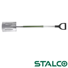   Stalco S-74003 prémium ásólapát svédacélból (D-fogantyú, acél nyél)