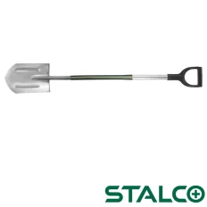   Stalco S-74005 prémium hegyes ásó svédacélból (D-fogantyú, acél nyél)