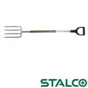 Stalco S-74007 prémium ásóvilla (D-fogantyú, acél nyél)