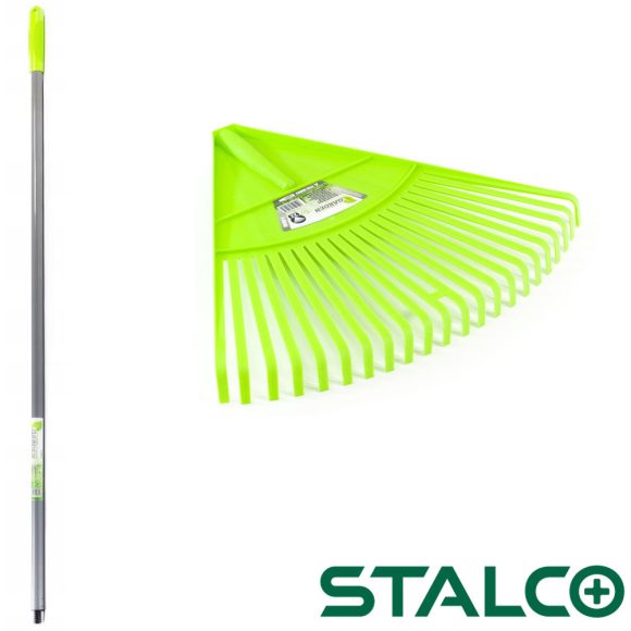 Stalco S-80506 lombseprű, íves - 22 fogú, 48 cm (fém nyél)