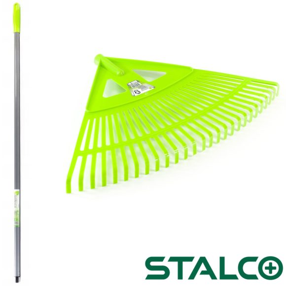 Stalco S-80508 lombseprű, íves - 27 fogú, 59 cm (fém nyél)