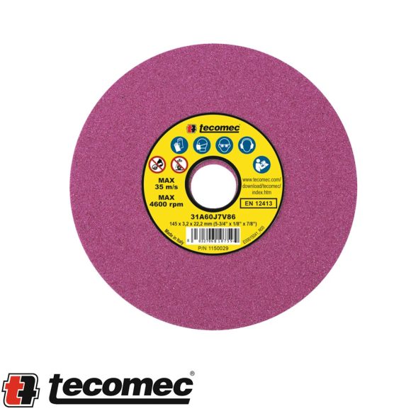 Tecomec 1150029 láncélező korong 145x22,2x3,2 mm