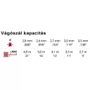 Tecomec EL109 damilfej, Tap&Go, gyorscsévélés (M8x1,25 LH M - M10x1,25 LH F adapterrel)