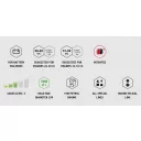 Tecomec EL109 damilfej, Tap&Go, gyorscsévélés (M10x1 LH F - M12x1,5 LH F adapterrel)