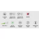 Tecomec EW109 EasyWork damilfej, gyorscsévélés, Tap&Go (M8x1,25 LH M - M10x1,25 LH F adapterrel)