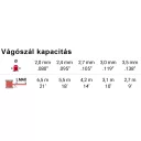 Tecomec EW109 EasyWork damilfej, gyorscsévélés, Tap&Go (M8x1,25 LH M - M10x1,25 LH F adapterrel)