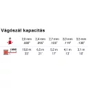 Tecomec BNW 109 damilfej, adapter nélkül, Tap&Go