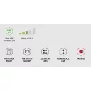 Tecomec TF109 EasyWork damilfej, Tap&Go, gyorscsévélés (M8x1,25 LH M - M10x1,25 LH F adapterrel)