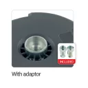 Tecomec TF109 EasyWork damilfej, Tap&Go, gyorscsévélés (M8x1,25 LH M - M10x1,25 LH F adapterrel)