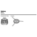 Tecomec OCP 120 többfunkciós tisztító-vágó damilfej - 120 mm