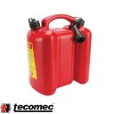 Tecomec 51709017 kombi üzemanyagkanna 6+3 liter (piros, kiöntőcsővel)