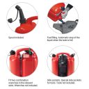 Tecomec 51709017 kombi üzemanyagkanna 6+3 liter (piros, kiöntőcsővel)