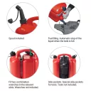 Tecomec 51709018 kombi üzemanyagkanna 6+3 liter (fehér, kiöntőcsővel)