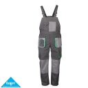 TOP GREEN kantáros munkanadrág, szürke - 4XL méret