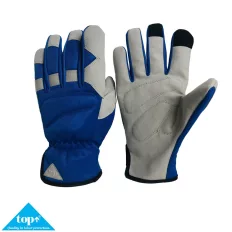   TOP LUKE minőségi műbőr párnázott védőkesztyű (méret: 10)