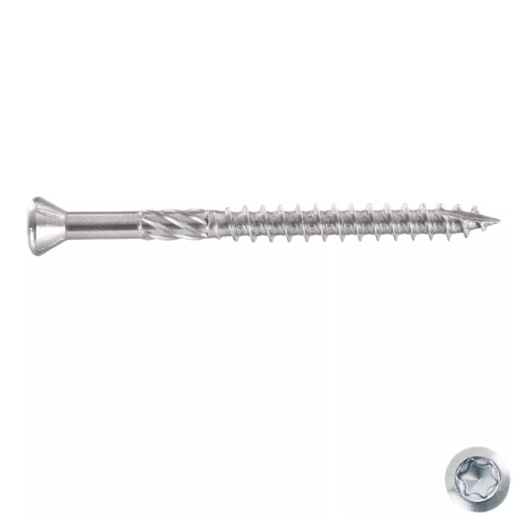 Teraszépítő csavar, C1 rm acél , TX - 4,5x60