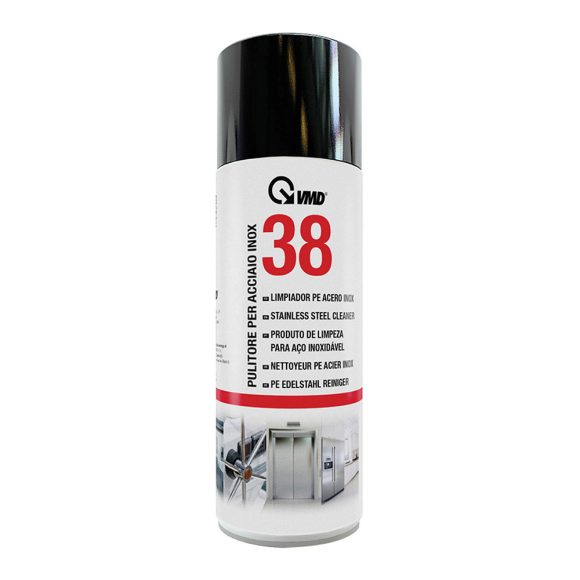 VMD 38 inox felület-tisztító és -ápoló spray, 400 ml