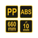 Vorel 04451 habarcs és fugakinyomó (10mm fúvóka átmérő)