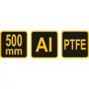 Vorel 09165 purhab pisztoly hosszú szárral 500 mm (belül teflonozott)