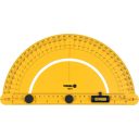 Vorel 18473 szögmérő vízmértékkel 250 mm, ABS műanyag