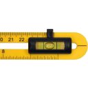 Vorel 18473 szögmérő vízmértékkel 250 mm, ABS műanyag