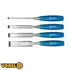   Vorel 25530 favéső készlet, műanyag nyél - 4 részes (6, 12, 18, 24 mm)