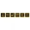 Vorel 29401 összecsukható bak 75 cm magasság - max 200 kg  (1 pár)