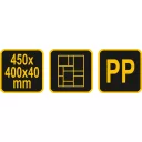 Vorel 35061 térkő minta sablon 450x400x40 mm