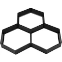 Vorel 35062 térkő minta sablon 360x360x40 mm