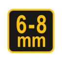 Vorel 49800 betonvas hajlító 6-8 mm