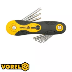   Vorel 56507 szétnyitható torx kulcs, 8 részes T9-T40 - CrV