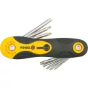 Vorel 56507 szétnyitható torx kulcs, 8 részes T9-T40 - CrV
