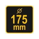 Vorel 73033 kéménytisztító kefe golyóval, 175 mm