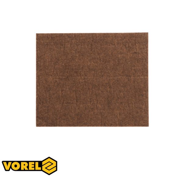 Vorel 74869 öntapadós filc bútoralátét lap - 100x120 mm (barna)