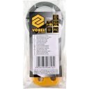 Vorel 77705 lakatolható csatos zár - 48 mm acél