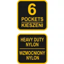 Vorel 78752 szerszámtartó öv, 6 zsebes