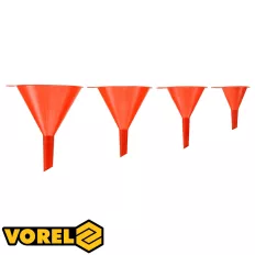   Vorel 83005 műanyag tölcsér készlet, 4 részes (52, 76, 100, 120 mm)