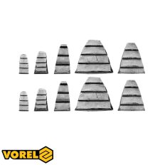 Vorel 99472 kalapács ék készlet (10 db)