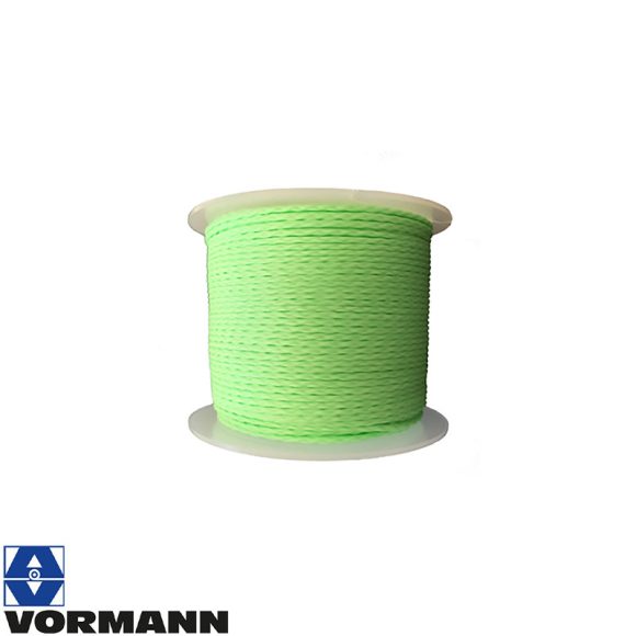 VORMANN 008002020GNF kőműves zsinór, fluoreszkáló zöld 2 mm - 100 m