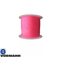   VORMANN 008002020PIF kőműves zsinór, fluoreszkáló pink 2 mm - 100 m