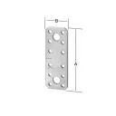 Vormann 070901000 szeglemez, 116x45 mm (horganyzott)
