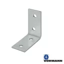 Vormann 070903000 derékszögű szöglemez,40x40x20 mm (2,0 mm vtg, horganyzott)