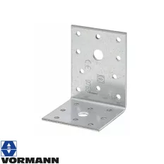  Vormann 070913000 derékszögű szöglemez, 80x60x60 mm (2,5 mm vtg, horganyzott)