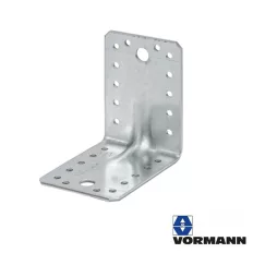   Vormann 070931000 derékszögű szöglemez, erősített, 70x70x55 mm (2,5 mm vtg, horganyzott)