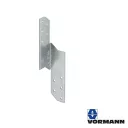 Vormann 070951000 szarufa-szelemen összekötő lemez (balos), 250x30x30 mm (horganyzott)