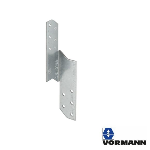 Vormann 070948000 szarufa-szelemen összekötő lemez (jobbos), 210x30x30 mm (horganyzott)